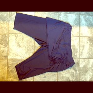 Swim capris with skirt